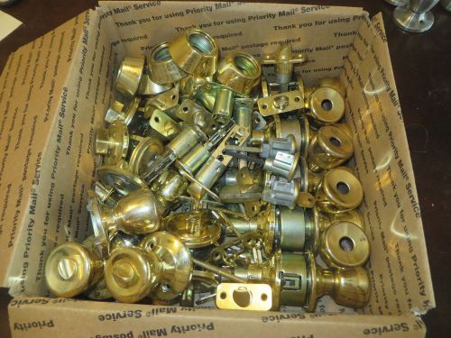 Knob locks / deadbolt 35241 44535 64445 67767 / misc parts - no reserve auction for sale