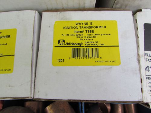 Sid Harvey Wayne E, T88E Ignition Transformer, New in Box