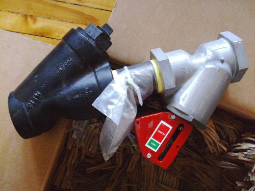 Ansul 2&#034; mechanical gas valve for natural &amp; lp gas, new w/air cylinder assembly for sale