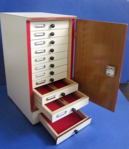 Wooden Microscope prepared slide Storage Cabinet for 1000 Slides - KAYCO All New