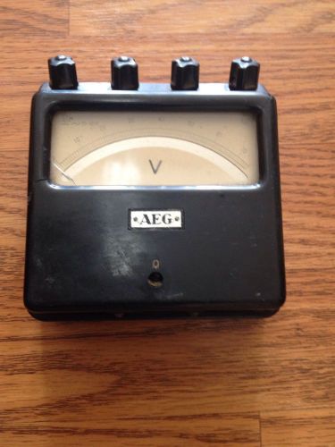 Rare Vintage AEG voltmeter 1796359