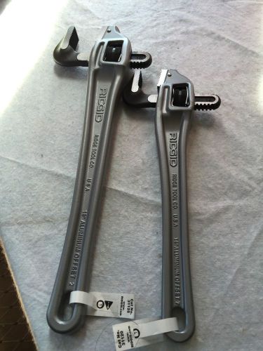 Rigid 18 Inch And 14 Inch Aluminum Offset Wrenches