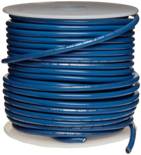 UL1015 Commercial Copper Wire, Bright, Blue, 16 AWG, 0.0508&#034; Diameter, 100&#039; Leng
