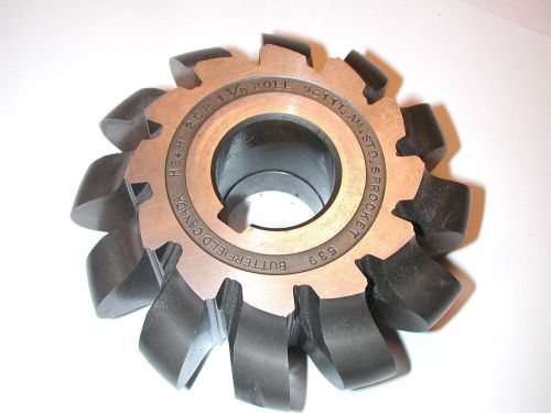 Nos butterfield canada 5-1/2&#034; roller chain sprocket cutter 2 cp 1-1/8 roll 9-11t for sale