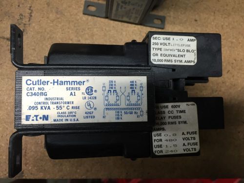 C340BG Cutler Hammer Transformer .095KVA 240/480-120V