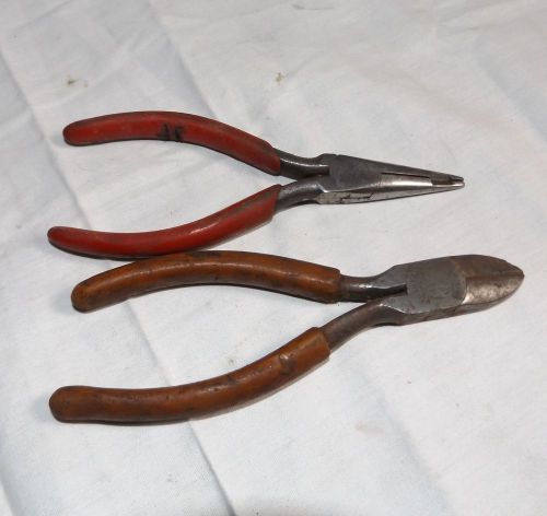 2 pairs of small utica cutting pliers, free shipping for sale
