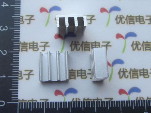 10PCS Silver 11*11*5.5MM Aluminum Heatsink Heat Sink Thermal Pad Transfer Blade