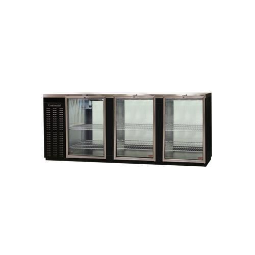 Continental Refrigerator BBUC90-GD-PT Back Bar Cabinet, Refrigerated