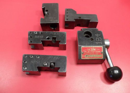 Machinist Lathe Tool: K D K Quick Change Tool Post with 4 Tool Holders