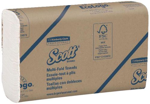Kimberly Clark Scott 01804 1 Ply Multi Fold Towel 9.2 Width x 9.4 Length White