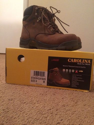 Women&#039;s carolina ca1620 work boots size 6m for sale