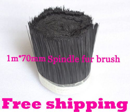 1m 70mm brush vacuum cleaner engraving machine dust cover spindle fur brush for sale