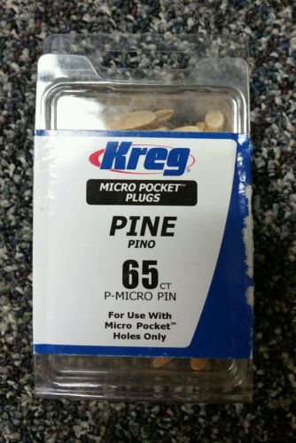 Kreg P-MICRO-PIN 1/4&#034; Max Pine Pocket Plugs - 65 count