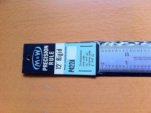 Moore and wright 12&#034; rigid ruler for sale