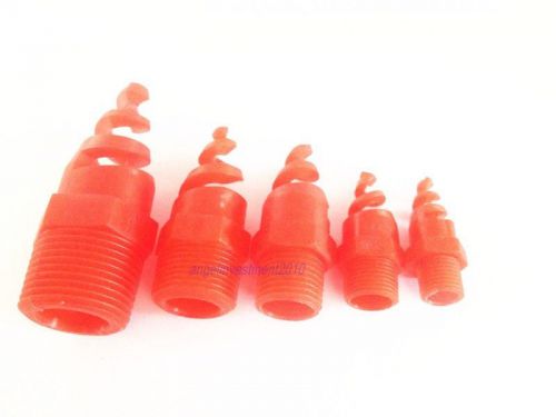 50pcs New Plastic PP spiral Cone spray nozzle  1/2&#034; bspt