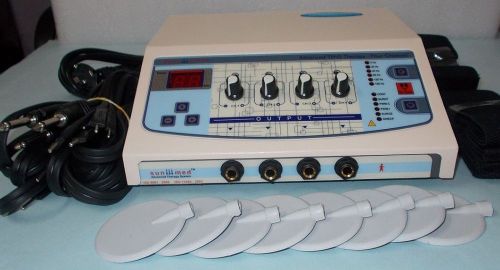Portable Electrical Stimulator 4 ch electrotherapy Physical Pain Therapy UUYYT12