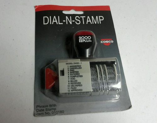 Cosco Dial-N-Stamp 2000 Plus Phrase with Date Stamp