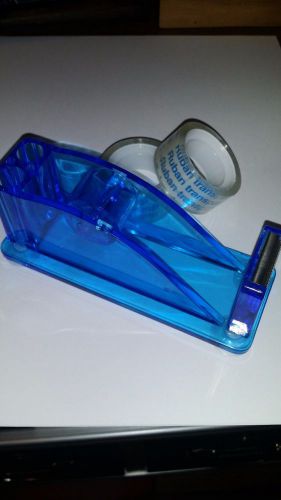Tape Dispenser With 2 Pen Holders 2 Rolls Tape 4 Suction Cups On Bottom