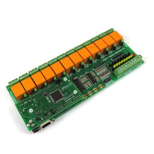 Internet/ethernet 12 relay board jqc-3fc - snmp, web, xml, adc, counters, timers for sale