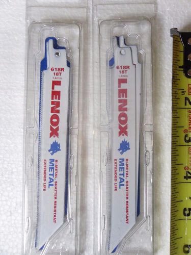 Lenox 6&#034; 18 TPI Bi-Metal Reciprocating Saw Blade (10 Blades) 618R