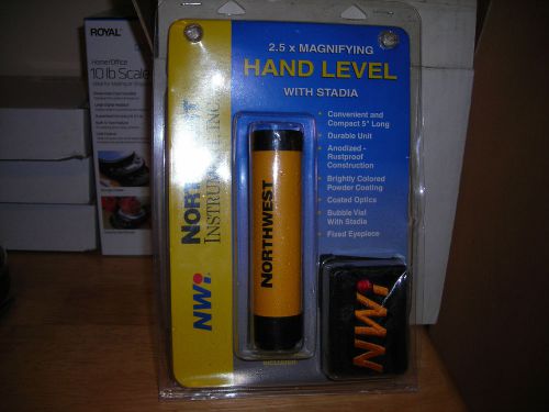 NWI NORTHWEST INSTRUMENT NHL2.5 HAND LEVEL 2.5x MAGNIFICATION WITH STADIA NEW !!