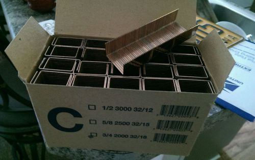 1Box 1-1/4&#034; x 3/4&#034; C34 Carton Closing Staples to Fit All C Series Staplers 2000