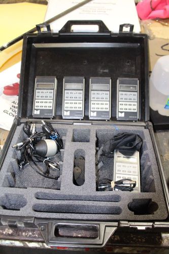 Metrosonics DB-310 Metrologger Audio Noise Dosimeter with calibrator SET OF 5