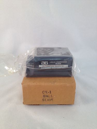 Automation Gages CK1 Linear Positioning Slide NIB