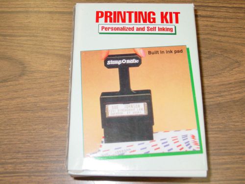 PRINTING KIT PERSONALIZED AND SELF INKING