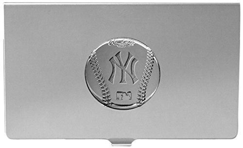 Maron Enterprises Inc. MLB New York Yankees Engraved Rhodium-Plated Business