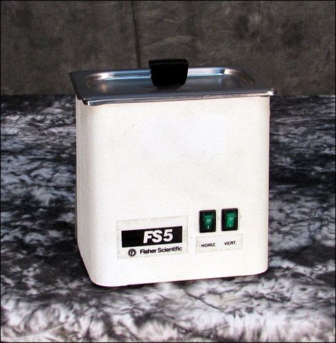 FISHER FS-5 ULTRASONIC BATH / 1/2 LITER CLEANING BATH