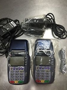 Lot 2 Verifone VX 570 Dual Com 1 Brand New &amp; 1 Lightly Used Excellent Condition