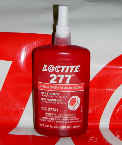 **new** loctite 277 250ml 8.45 fl oz  high strength exp late 2016/2017  27741 for sale