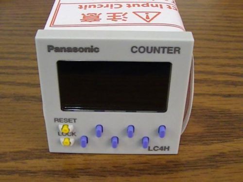 Panasonic devices lc4h-t6-dc24vs counters &amp; tachometers (lot of 2) for sale