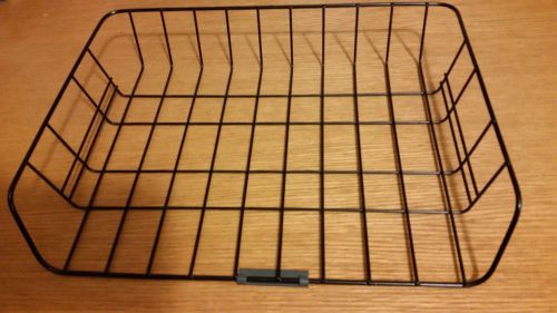 Wire Letter Tray 2 3/8&#034;H x 13 1/2&#034;W x 10&#034;D, Black NEW