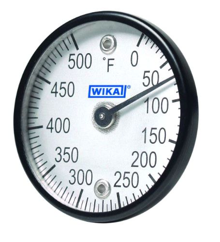 WIKA TI.ST Stainless Steel Surface Mount Bi-Metal Thermometer with Dual Magnet