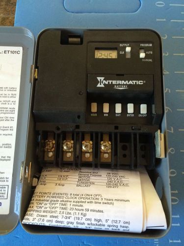 Intermatic ET101C 7-Day Electronic Timer Switch