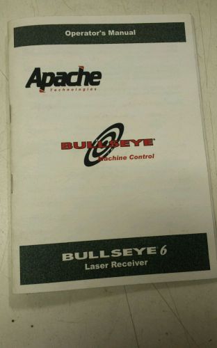 APACHE BULLSEYE 6 OPERATORS MANUAL
