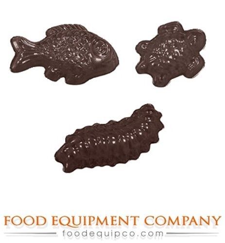 Paderno 47867-65 Chocolate Mold fish 1-7/8&#034; L x 1-1/8&#034; W x.375&#034; H 11 per sheet