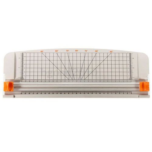 909-5 A4 Guillotine Ruler Paper Cutter Trimmer white-Orange Plastic Cutters Hot