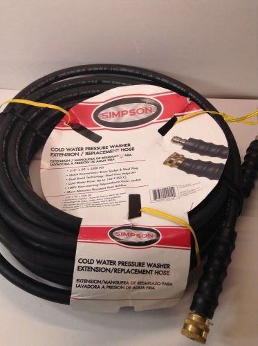 Simpson  3/8-Inch by 50-Foot 4500 PSI Cold Water Replacement/Extension hose