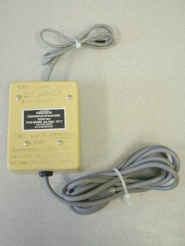 GasTech AC Adapter for GX-4000/SC-7 Gas Monitor