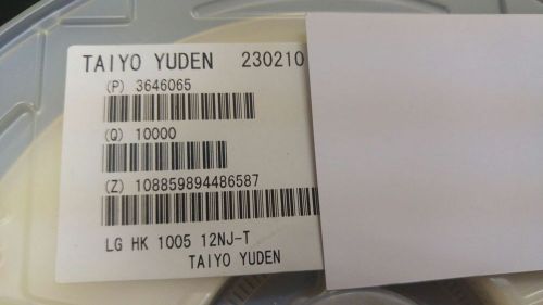 9606 X TAIYO YUDEN LGHK100512NJ-T MULTILAYER CHIP INDUCTOR FOR HIGH FREQUENCY