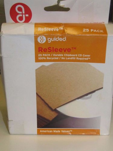 Guided Products ReSleeve Recycled Cardboard CD Sleeve, 21 pack (GDP00082) New