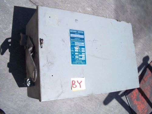 Square d pq3610u 100 amp 600 volt fusible busway switch bus plug (by) for sale