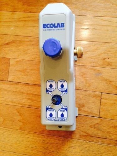 Ecolab oasis pro mop bucket select 4 dispenser sanitizing solutions mixer for sale