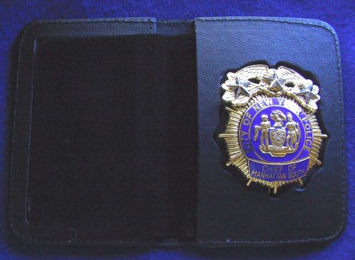 NYPD Badge bifold for CCMMISSIONER badge