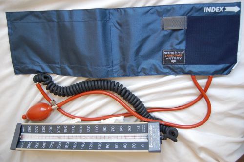Baumanometer Wall-Mounted Blood Pressure Gauge w/ Patient Cuff