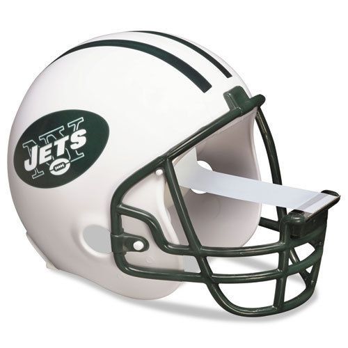 Nfl helmet tape dispenser, new york jets, plus 1 roll tape 3/4&#034; x 350&#034; for sale