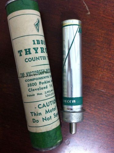 1B85 Thyrode Geiger Counter Tube Victoreen Usa Made 1B 85 vintage
